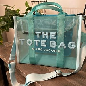 Blue Mesh Marc Jacobs Tote Bag (medium size)